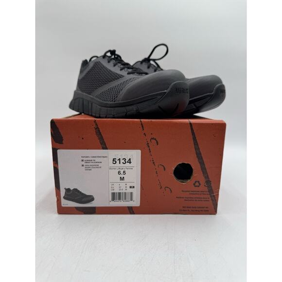 NWD Red Wing WORX Women's Aluminum Toe Work Shoe Black US Size 6.5 Medium - Picture 11 of 12